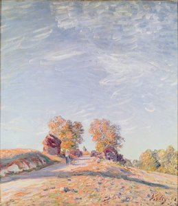 Route en montée sous le soleil, 1891 - Alfred Sisley